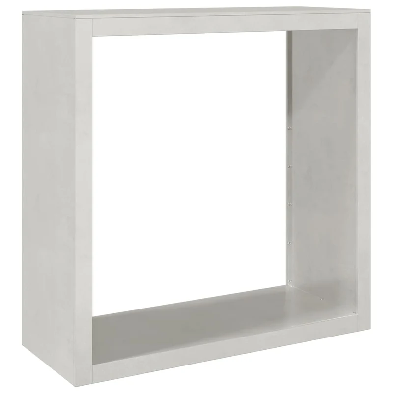 Kaminholzregal Brennholzregal 100x40x100 cm Edelstahl Holzständer Kamin