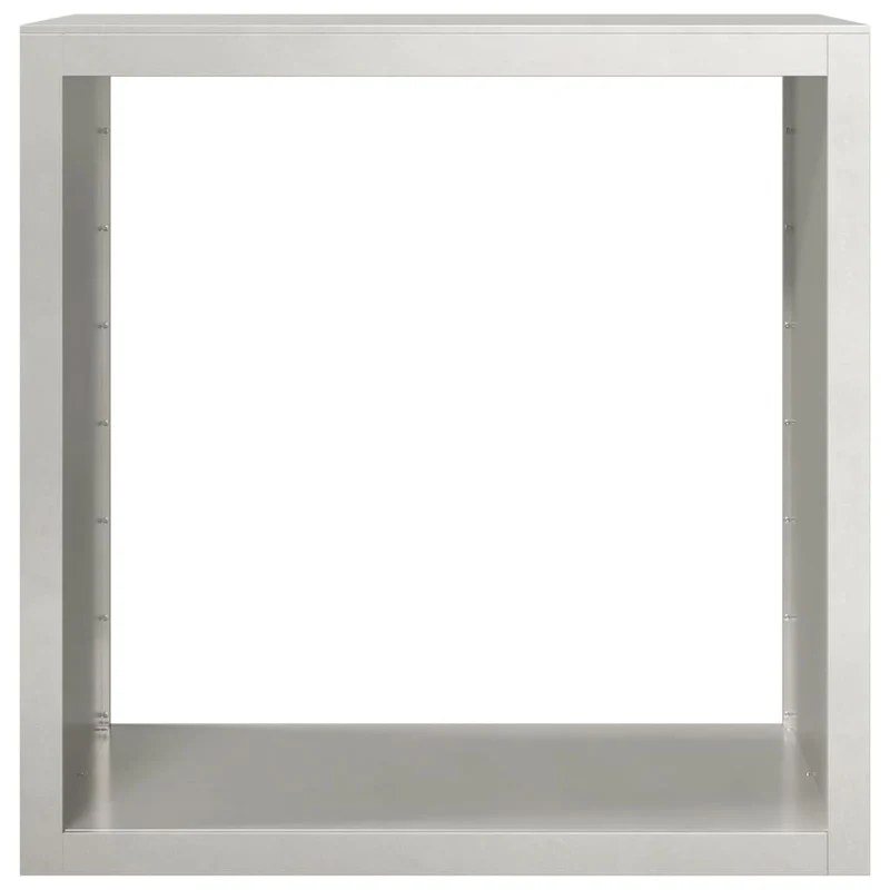 Kaminholzregal Brennholzregal 100x40x100 cm Edelstahl Holzständer Kamin