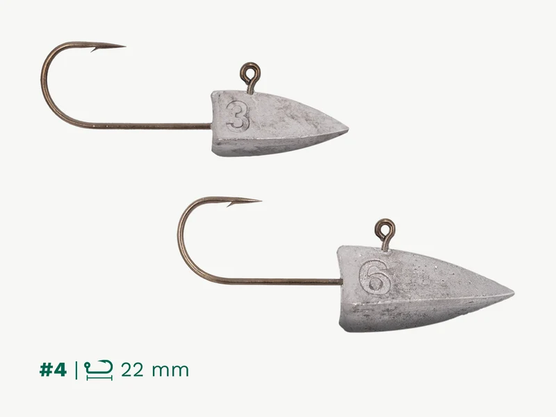 Greenfin Leadfree Dart Jighead