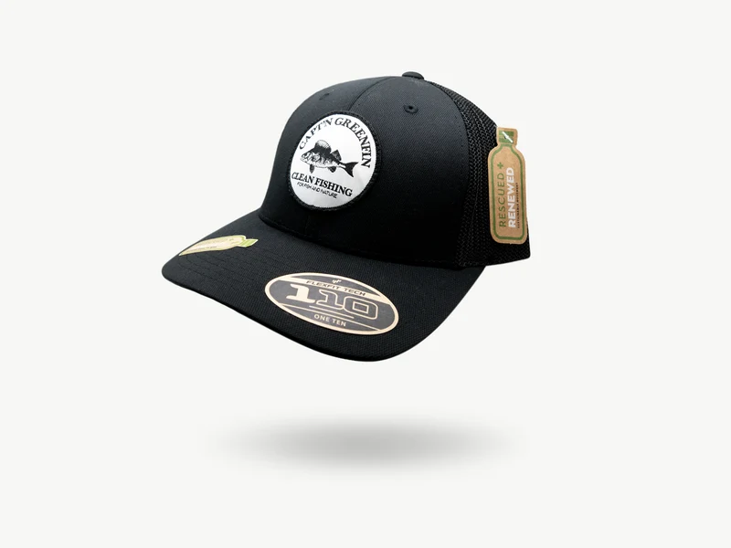 Greenfin Trucker Cap "Clean Fishing" Barsch