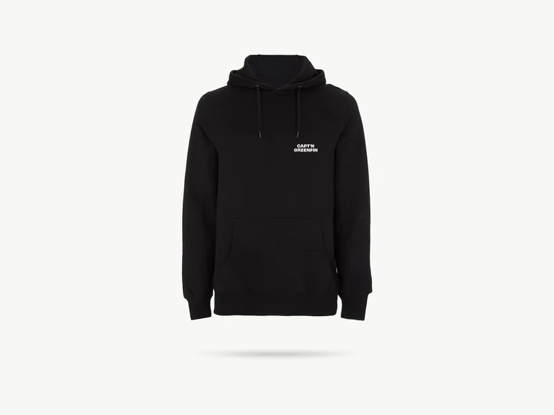Hoodie "Clean Fishing" Schwarz