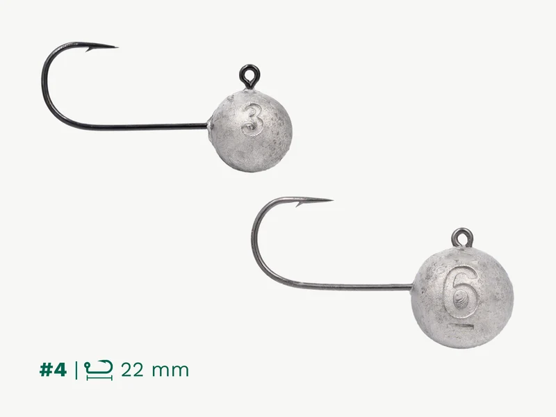 Greenfin Leadfree Round Jighead