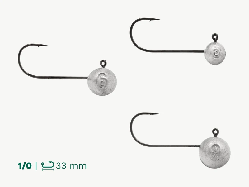 Greenfin Leadfree Round Jighead