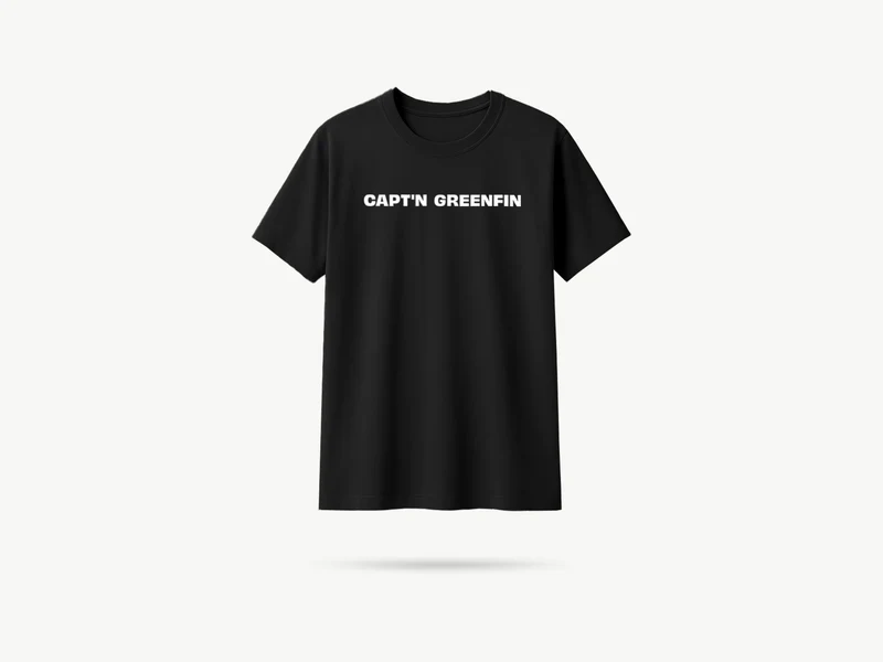 T-Shirt "Clean Fishing" Schwarz