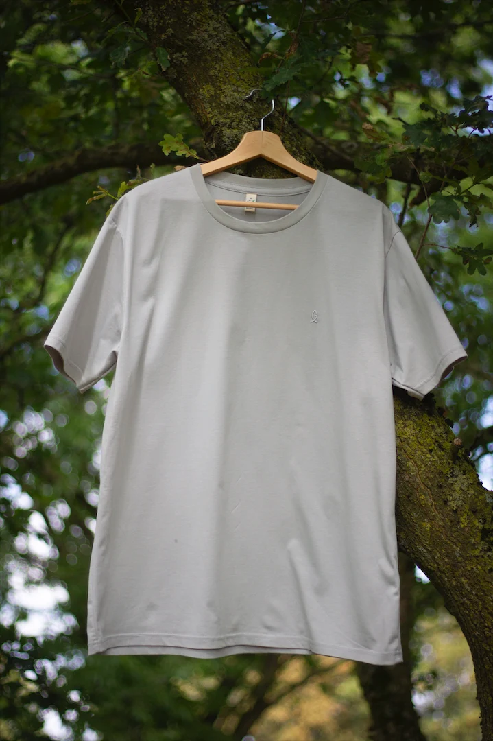 T-Shirt "Capt'n Greenfin Icon" Hellgrau