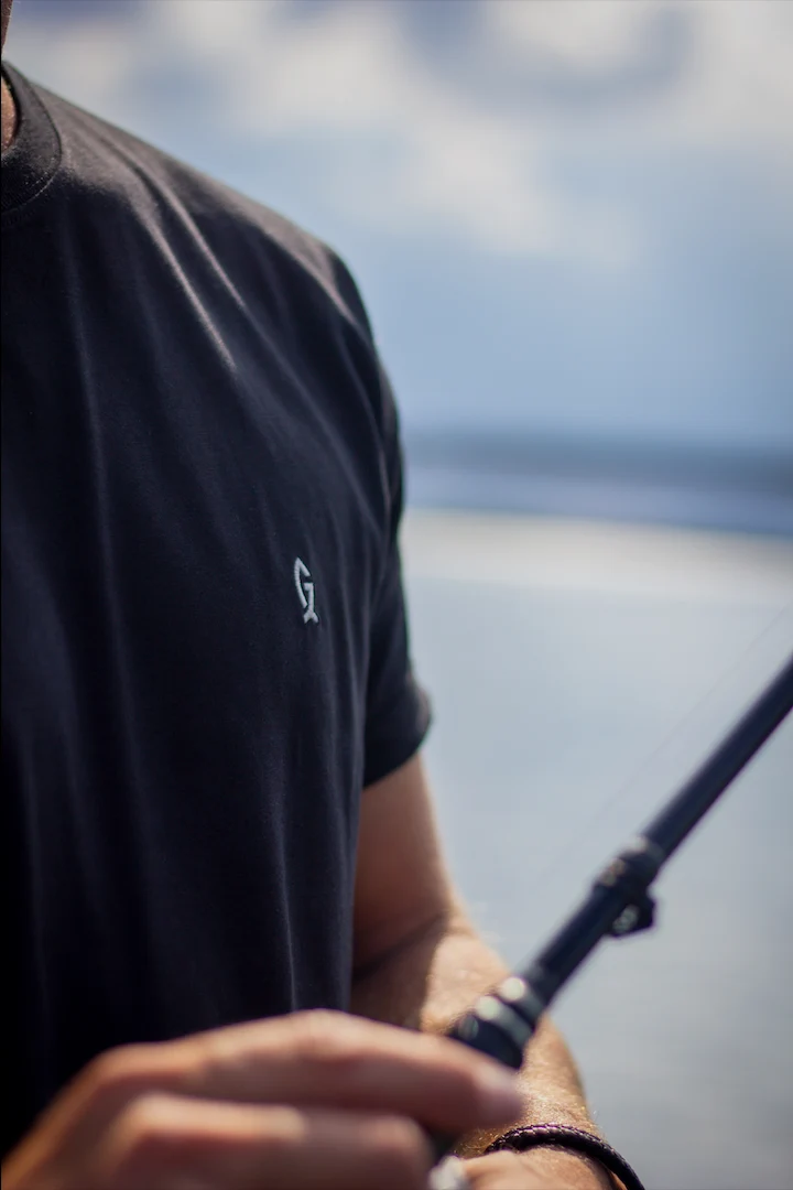 T-Shirt "Capt'n Greenfin Icon" Schwarz