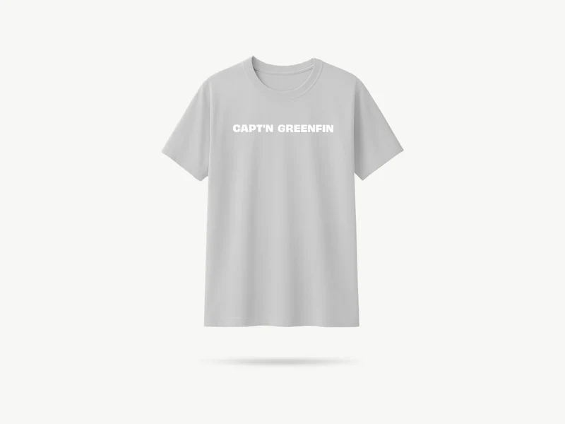 T-Shirt "Clean Fishing" Hellgrau