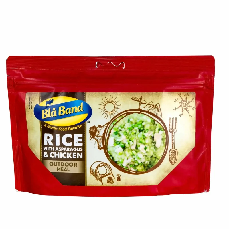 Reis mit Spargel und Hühnchen