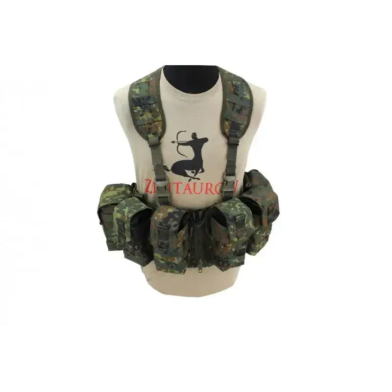 Chest Rig Nonmodular Split Front flecktarn