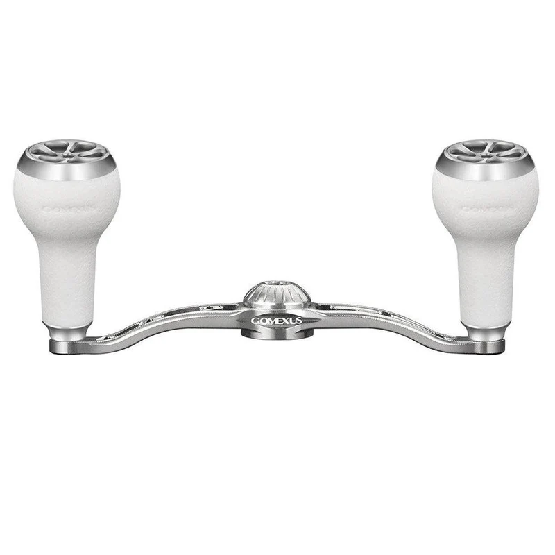 Gomexus Crank 100mm Silver Handle mit 27 mm TPE Knobs (8x5mm)