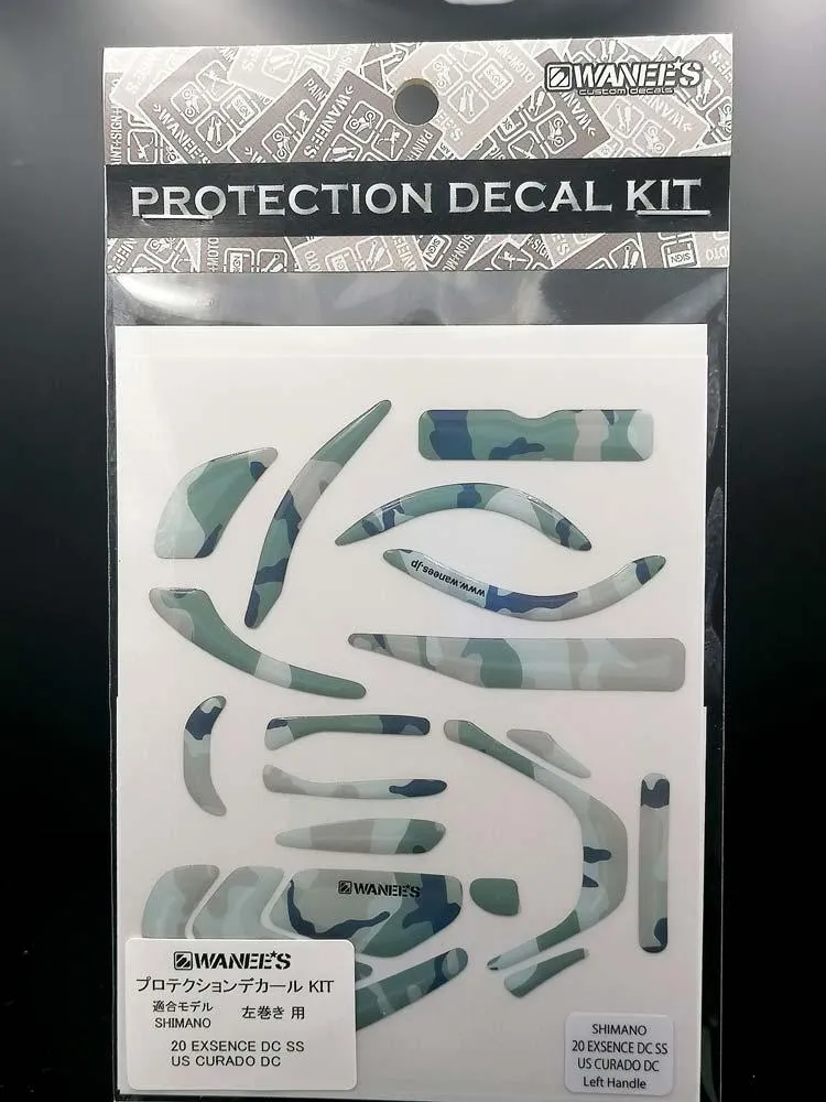 Aufkleber-Kit Shimano Curado DC | Exence DC