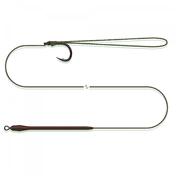 Madcat Standard Pellet Rig 0.80mm Haken 1/0
