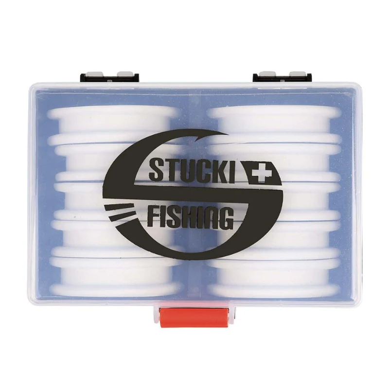 Stucki Fishing Hegenedose mit 10 grossen Aufwicklern