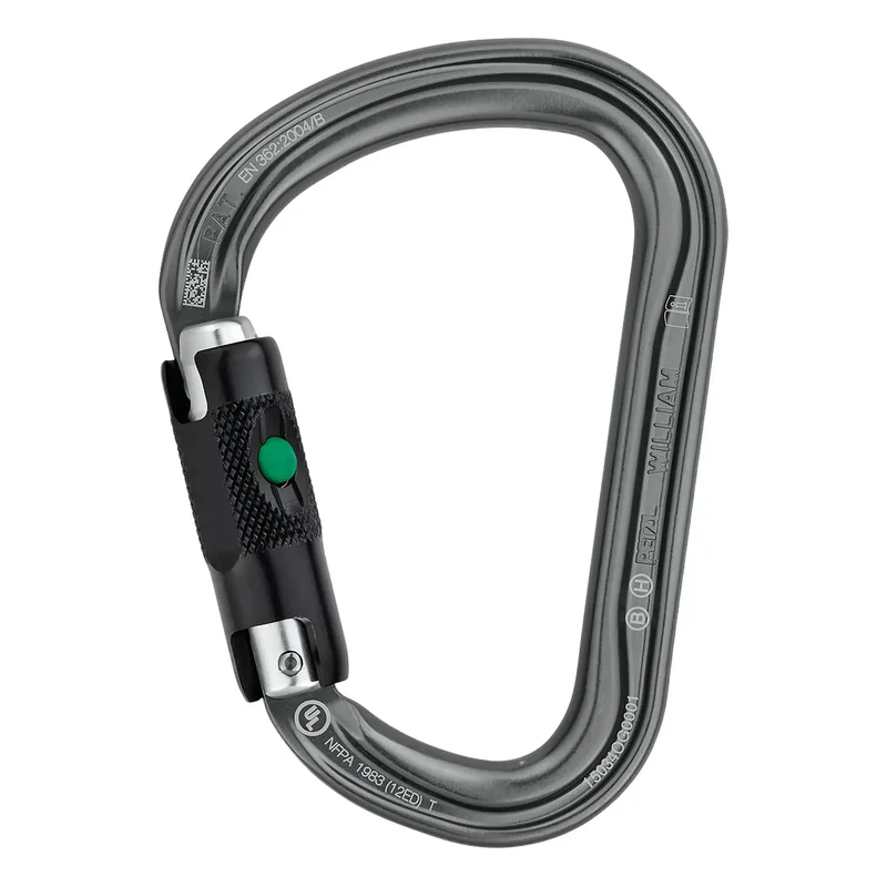 Karabiner William Ball Lock grau
