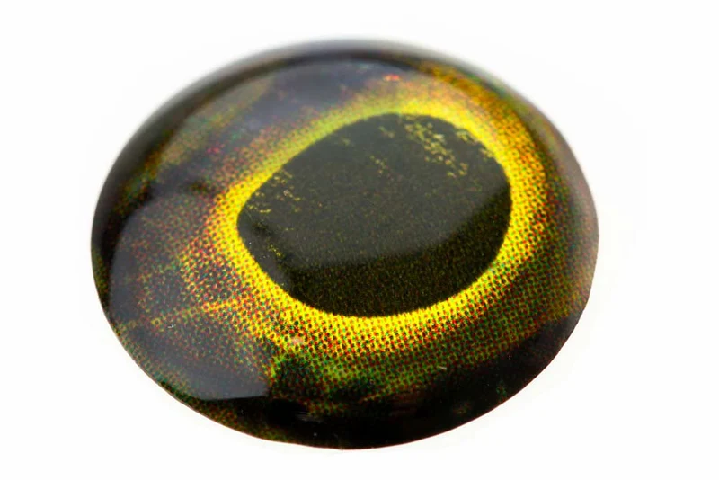 Lebensechte 3D-Epoxid-Augen – Gold