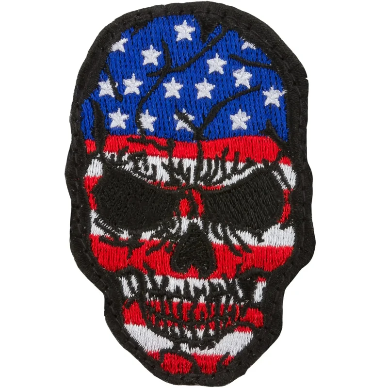 Patch Amerika Skull
