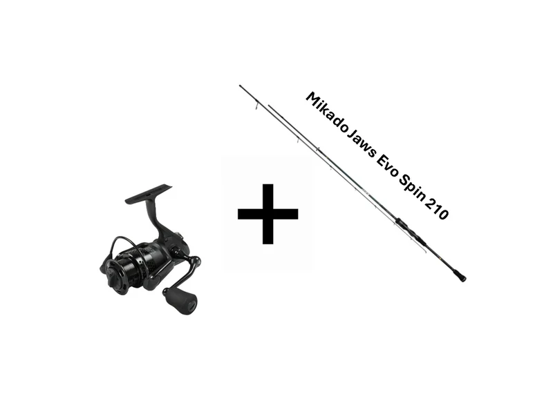 Barsch-Besieger, Jaws Evo Spin 210, 4-25g + Black Crystal 3005 FD