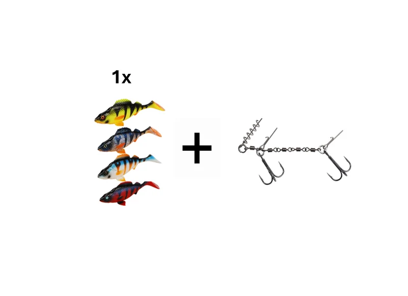 MFT Perch 16cm/56g + Jaws Double Evo Stinger 25Kg