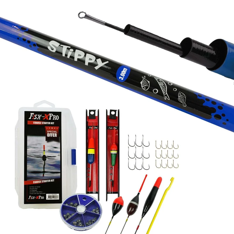 FISH-XPRO Teleskop Angelset – Komplettes Angelruten-Set für Einsteiger