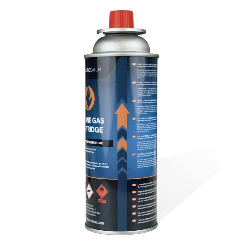 Eurocatch Gaskartusche 227 g Butan – 1 bis 28 Stk. für Camping & Outdoor