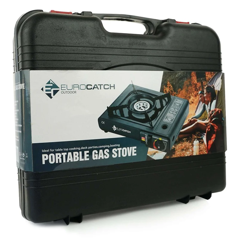 Eurocatch Gaskocher & Heizung – Camping-Set – inkl. Gaskartuschen