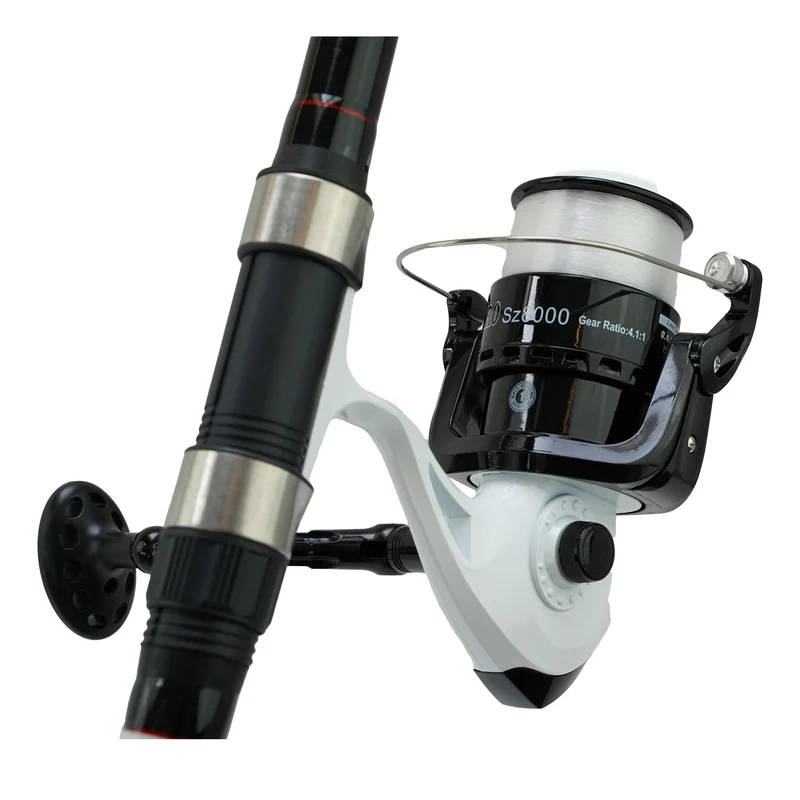 FISH-XPRO Beach Pro Deluxe Brandungsangeln-Set 2-Ruten 3,90m