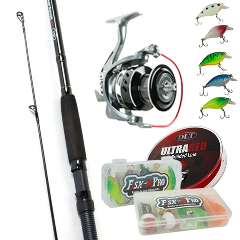 DLT Pursuit Spinnruten-Set – Rute, Rolle & geflochtene Schnur