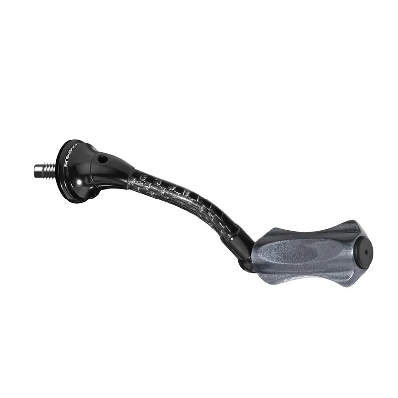 Gomexus CraftFin-35 Carbon Handle für Stationärrollen – 35mm Carbon Kurbelarm mit 18mm Knob für Ultralight Angelrollen