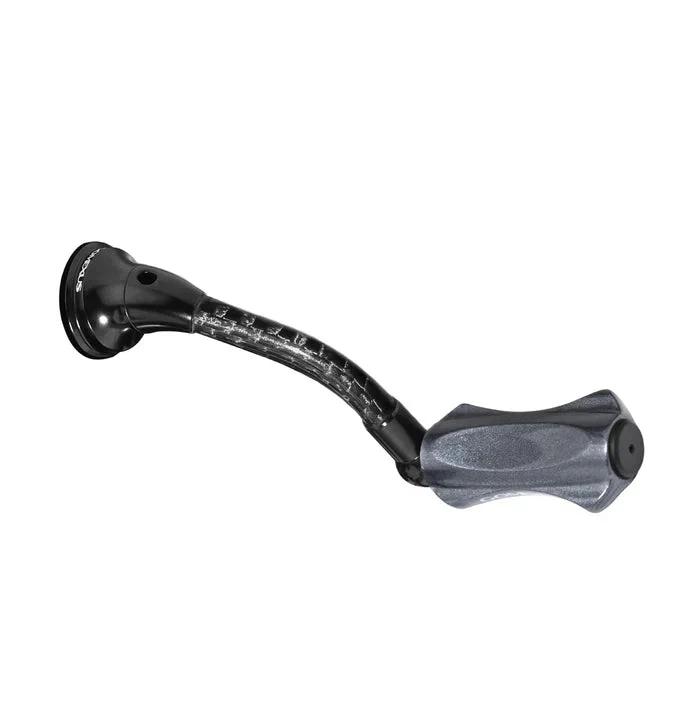 Gomexus CraftFin-35 Carbon Handle für Stationärrollen – 35mm Carbon Kurbelarm mit 18mm Knob für Ultralight Angelrollen