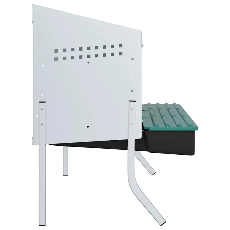 Abrollnest Hühner 3-fach Legenest Metall 83,5x50x68 cm höhenverstellbar