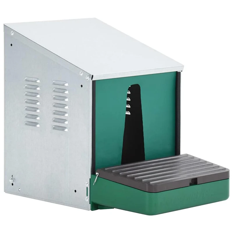 Nestomatic Abrollnest Hühner Legenest Metall 49x31x42 cm mit Auffangschale
