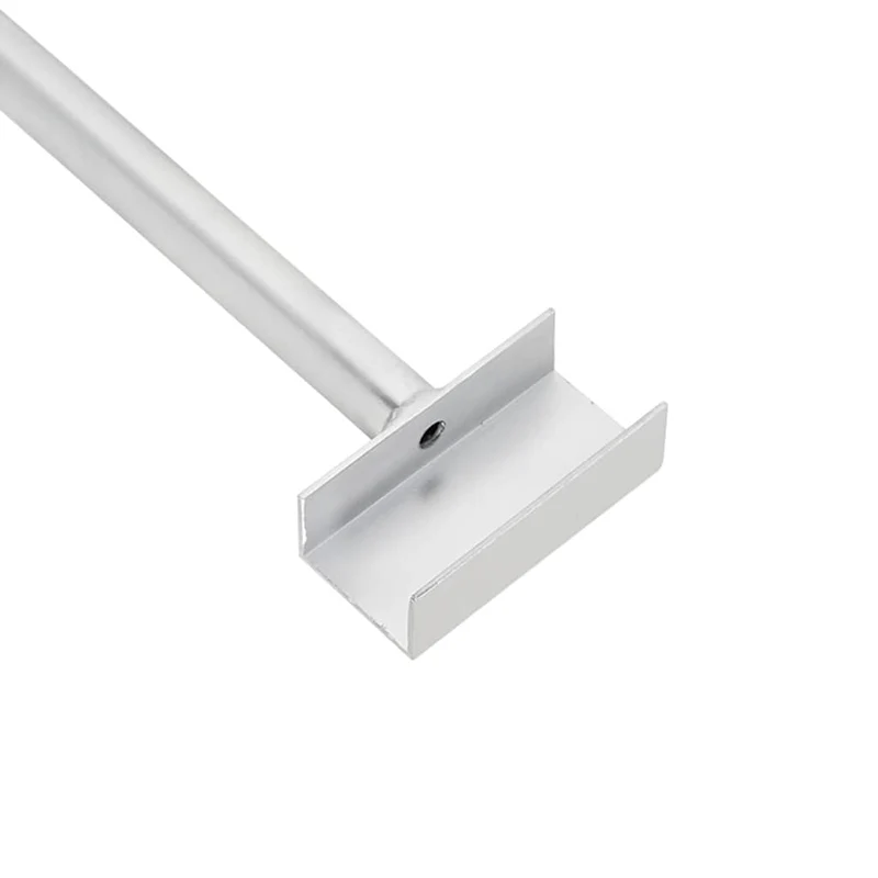 Anhänger-Planenbügel für flache Planenhalterung 4 Stück Silber 100-145 cm