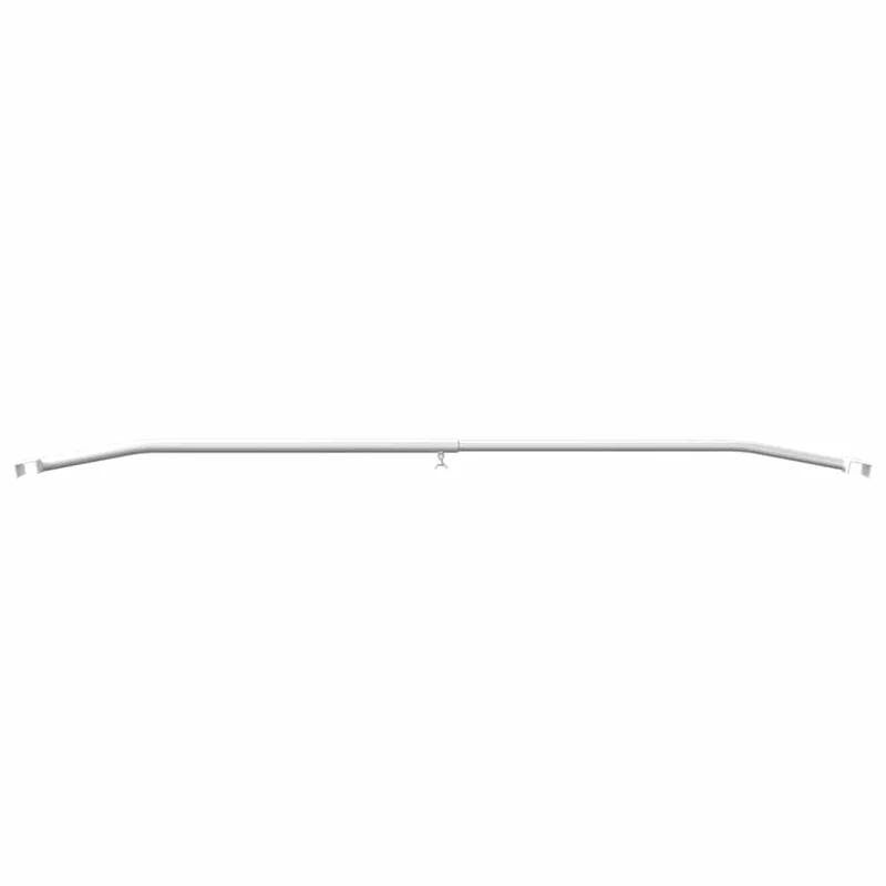 Anhänger-Planenbügel für flache Planenhalterung 2 Stück Silber 100-145 cm
