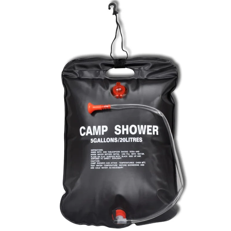 2er Set Solardusche Campingdusche Gartendusche Dusche PVC 59,5 x 40 cm