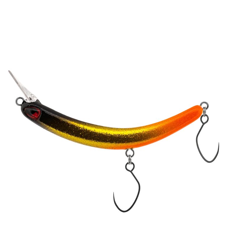 PROBAITS Tumbling Banana Wobbler – Forellen Crankbait Overhead Lip-Crank 10318