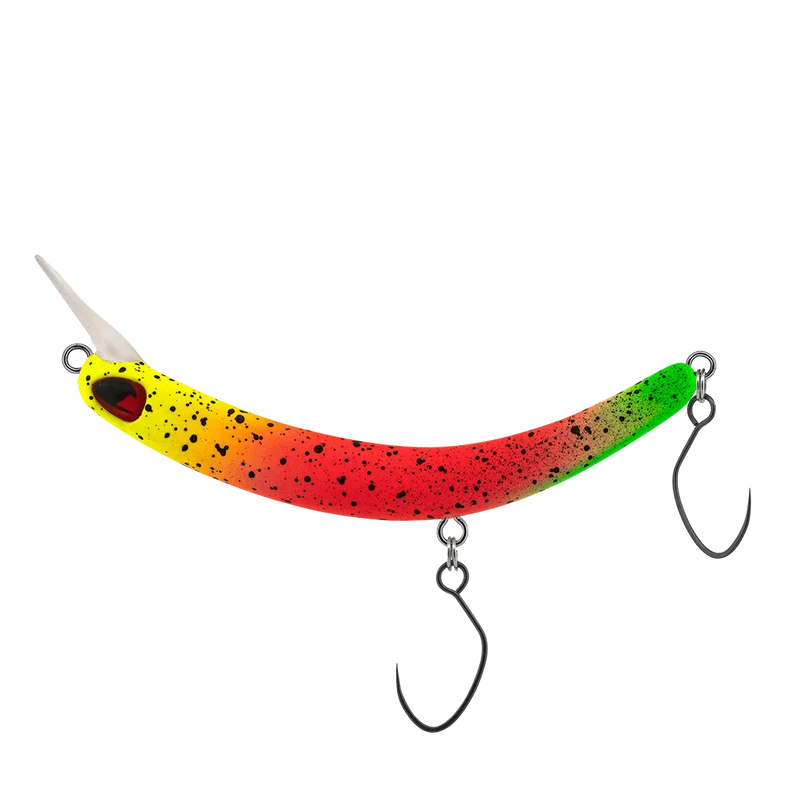 PROBAITS Tumbling Banana Wobbler – Forellen Crankbait Overhead Lip-Crank 10315