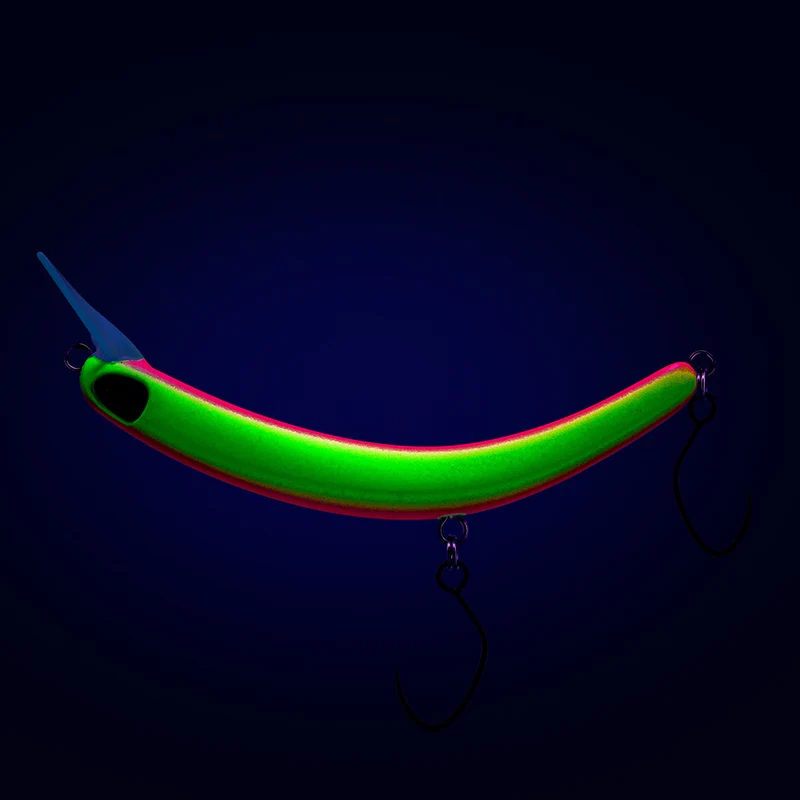 PROBAITS Tumbling Banana Wobbler – Forellen Crankbait Overhead Lip-Crank 10314