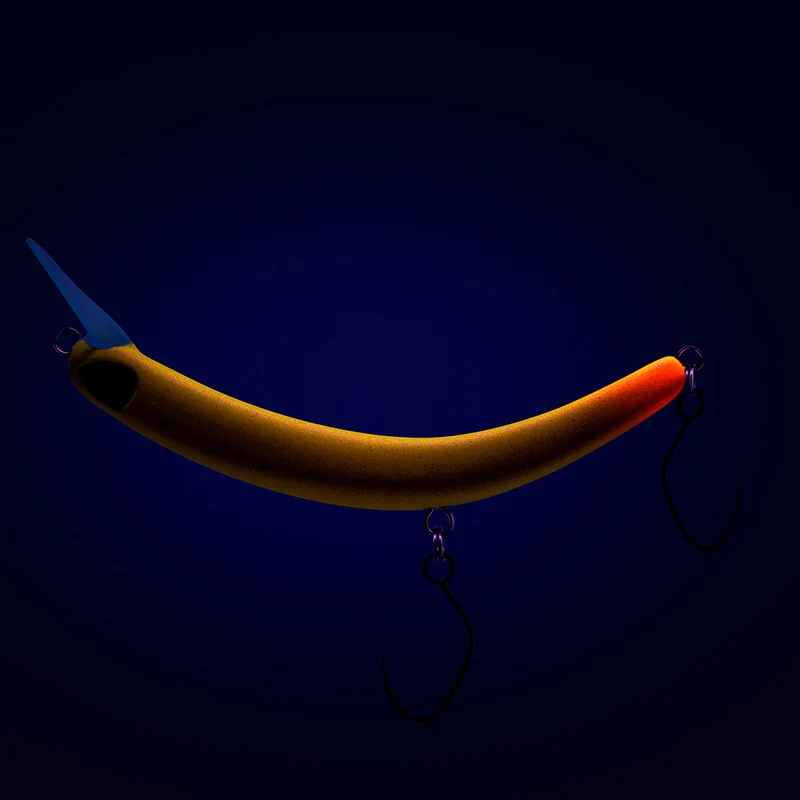 PROBAITS Tumbling Banana Wobbler – Forellen Crankbait Overhead Lip-Crank 10287