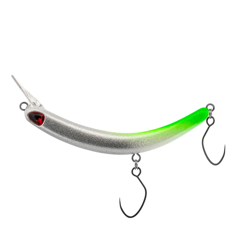 PROBAITS Tumbling Banana Wobbler – Forellen Crankbait Overhead Lip-Crank 10275