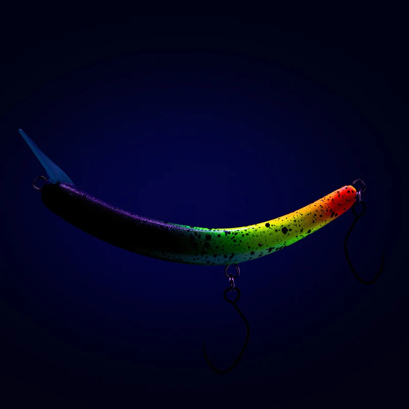 PROBAITS Tumbling Banana Wobbler – Forellen Crankbait Overhead Lip-Crank 10272