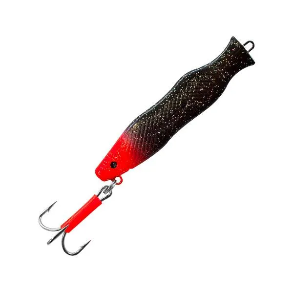 Team Deep Sea Dorsch Jigger Schwarzer Glitzerkörper