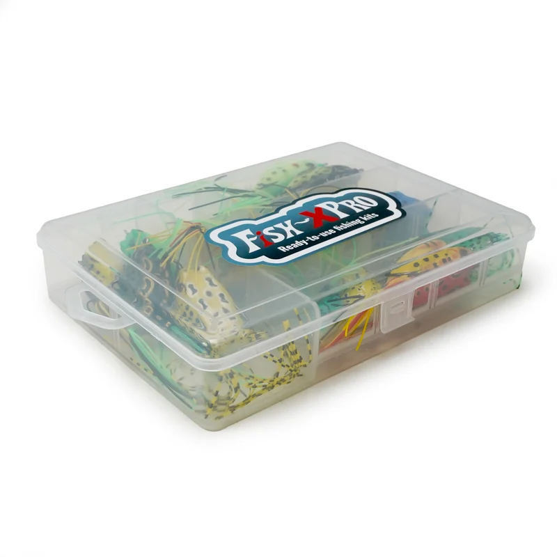 Fish-XPRO Frog Vorteilset – 16-teilig für Barsch und Hecht