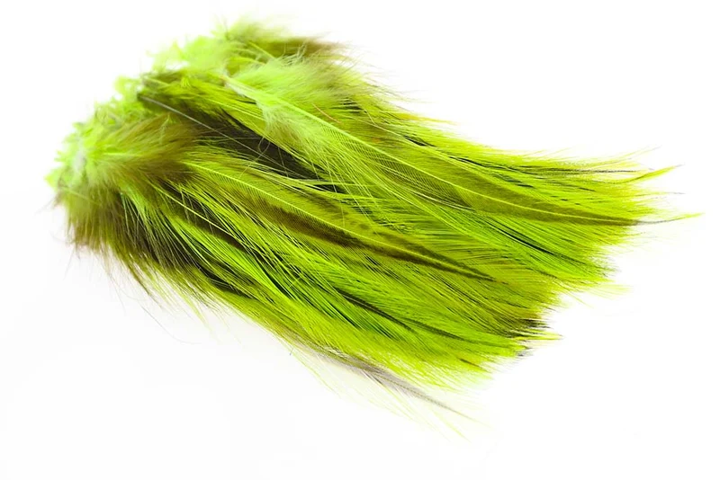 Rooster Hackler Badger - Fl. Green