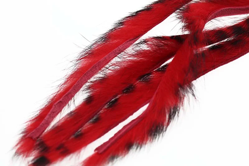 3 mm Kaninchenstreifen-Zonkerstripe - Rot