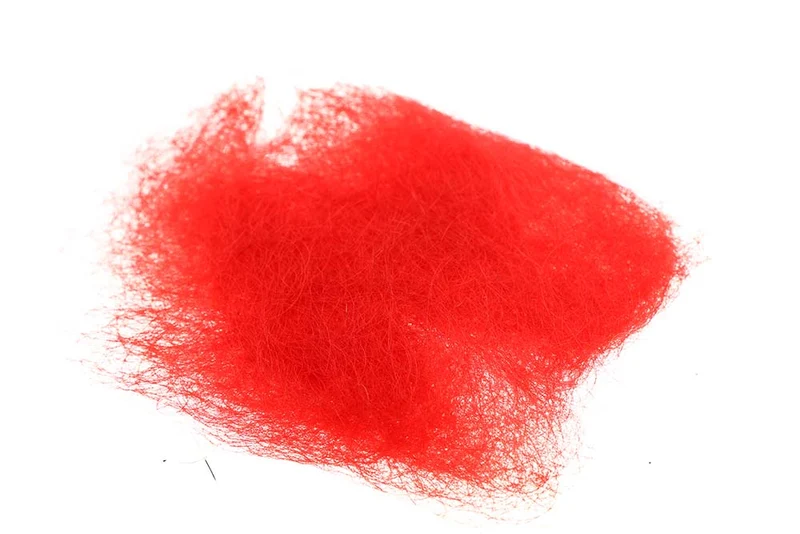 Angoraziegen-Dubbing - Rot
