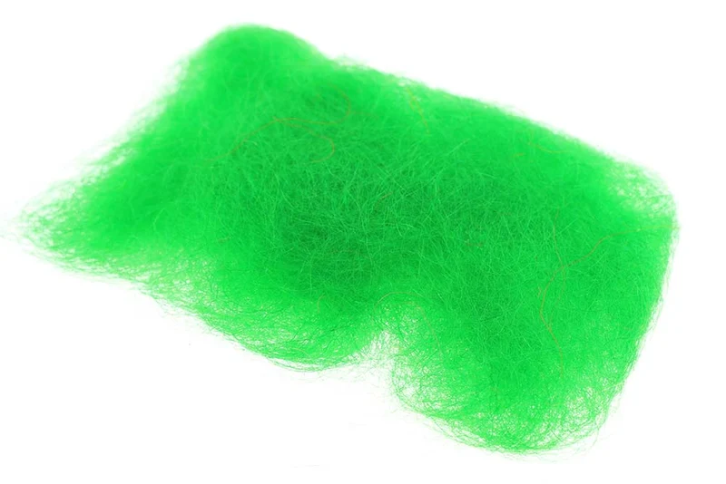 Angoraziegen-Dubbing - Grün