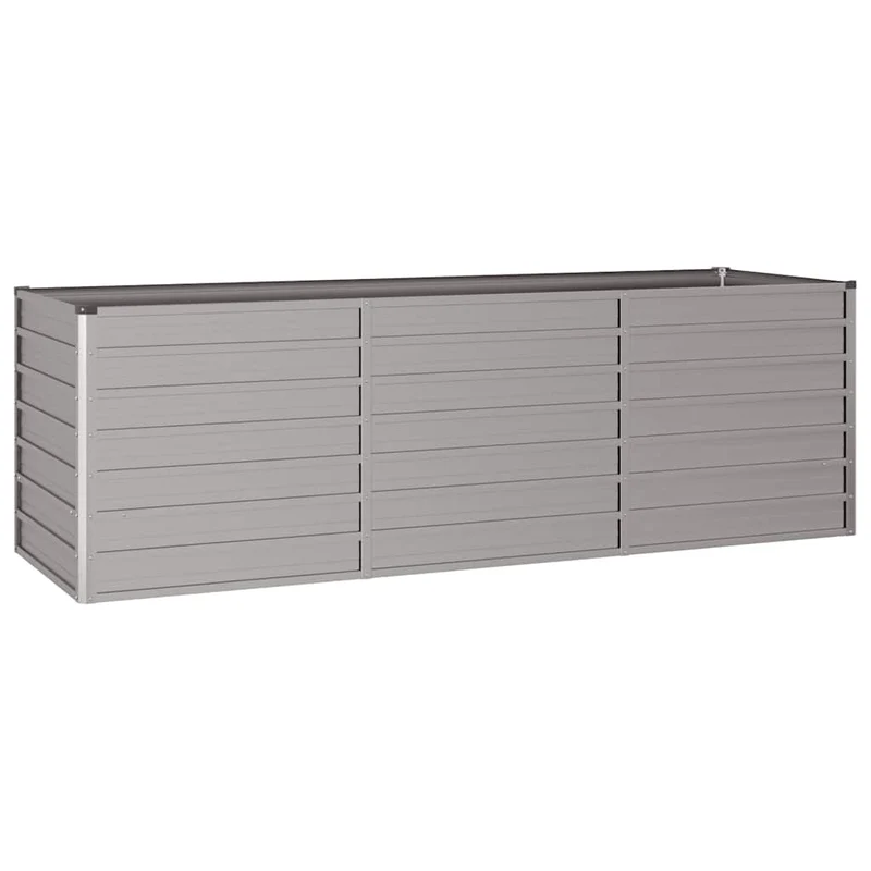 Hochbeet 240x80x77 cm Cortenstahl rostig Pflanzbeet Pflanzkasten