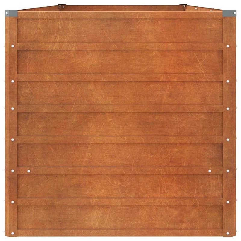 Hochbeet 240x80x77 cm Cortenstahl rostig Pflanzbeet Pflanzkasten