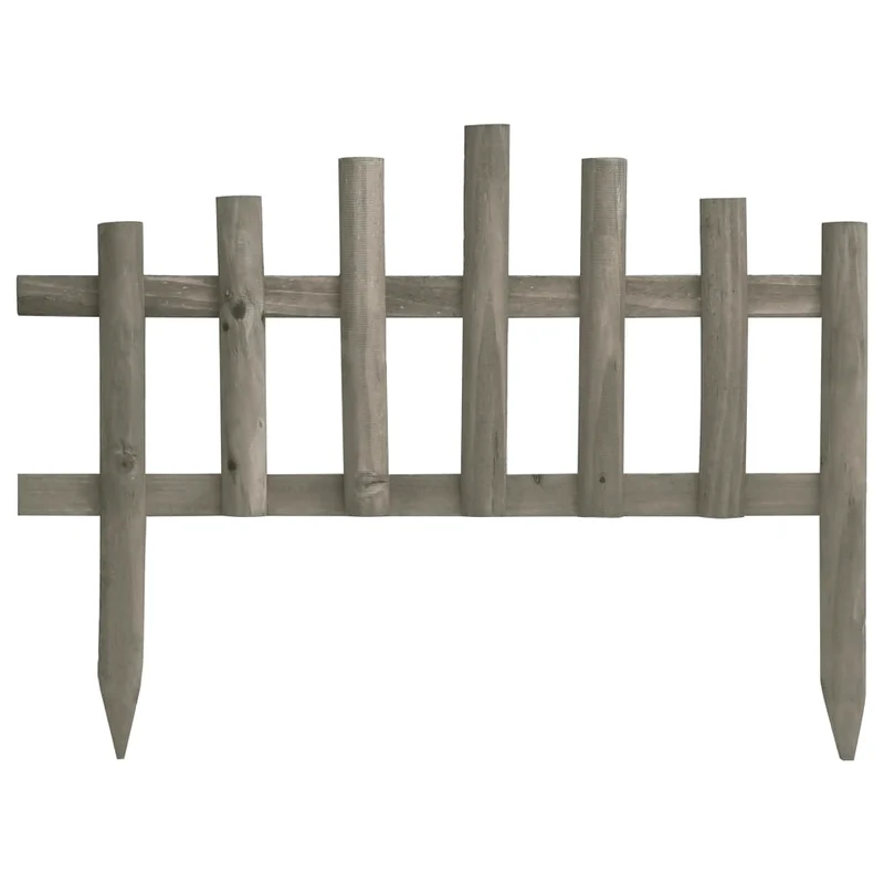 Beeteinfassung Rasenkante 10 Stk. Tannenholz 4,4 m Beetumrandung 44 x 35 cm