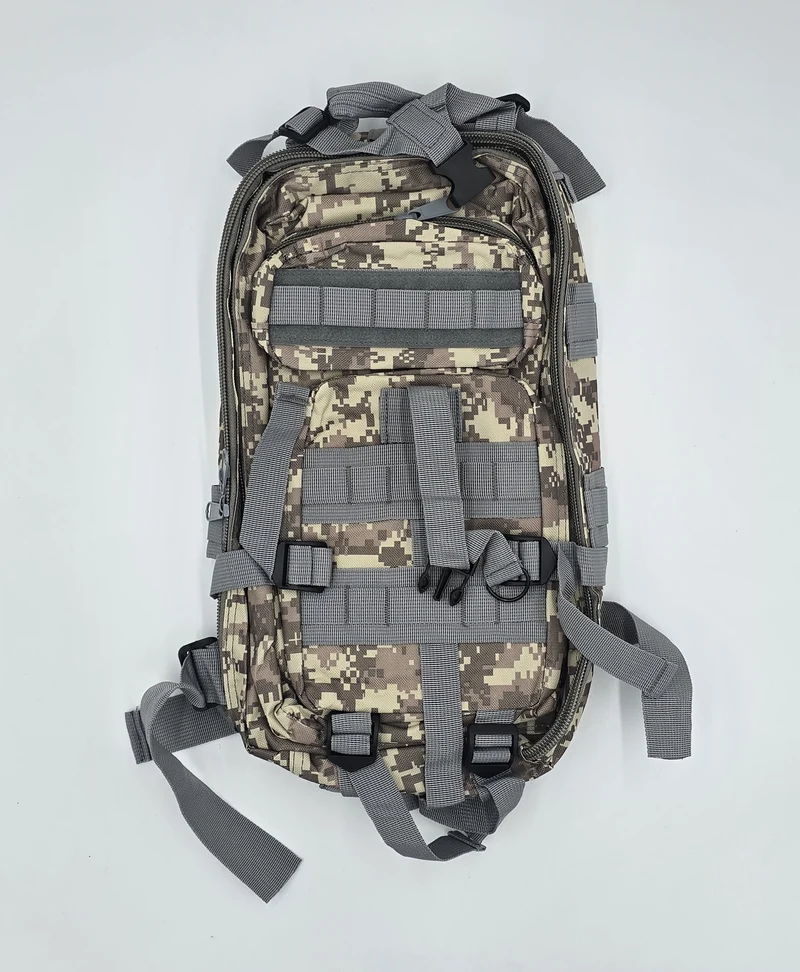 Armee-Style Rucksack 20 liter ACU Digital BW BH wasserabweisend Grau